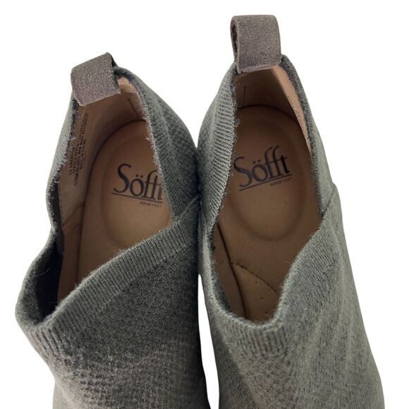 Sofft Arvada Ankle Knit Boot Sz 10M Waterproof Arch Support Ankle Booties - Picture 6 of 8